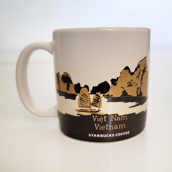 Starbucks Vietnam Global Icon Collector Demitasse Mug 3 oz - NEW - Picture 3 of 5